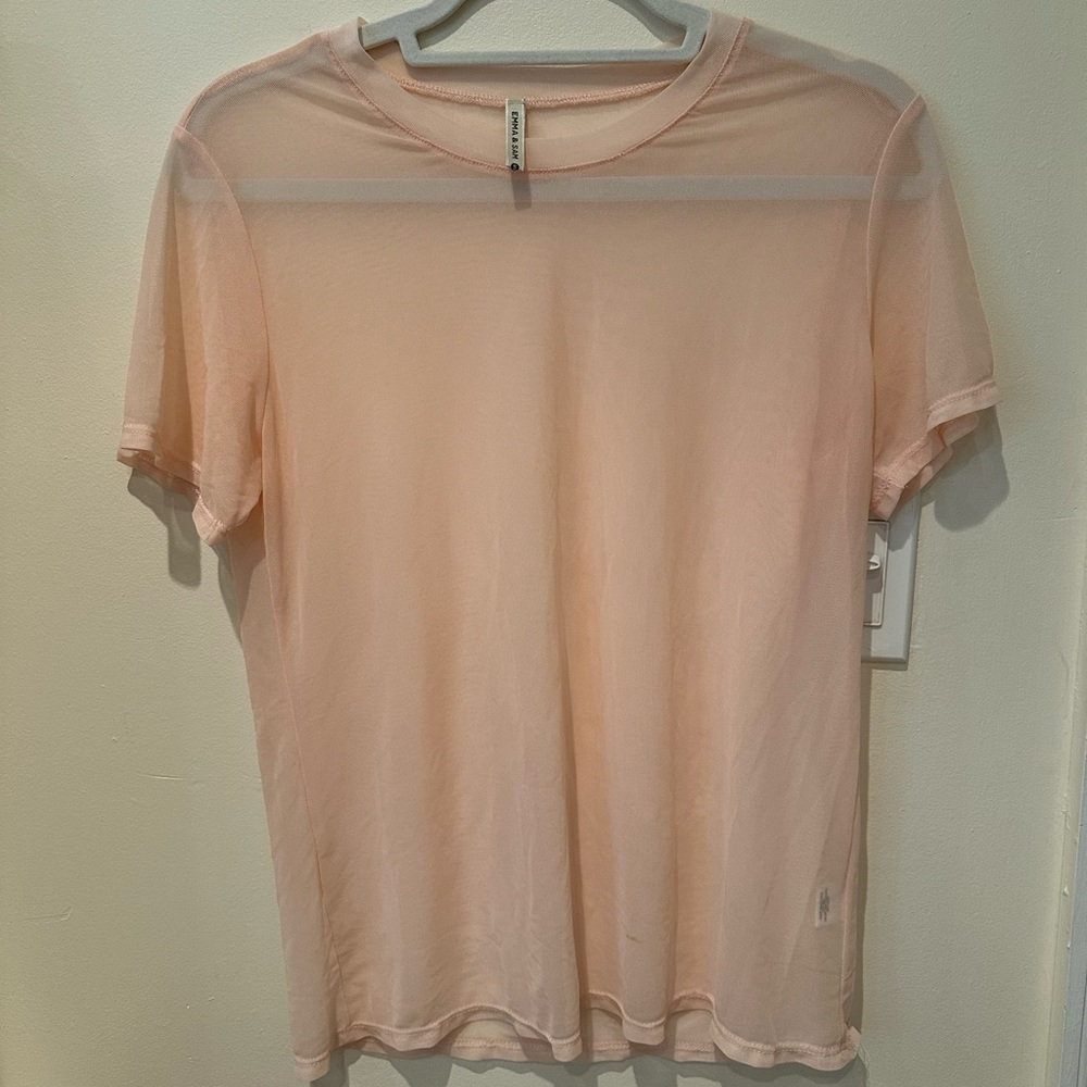 Sheer Pink Emma & Sam top
